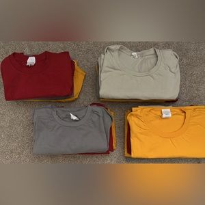 NWOT (27) Hanes 100% Cotton Crewneck Blank TShirts